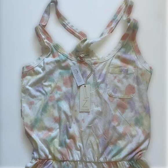 Z Supply Breezy Tie Dye Romper Organic Cotton NEW WITH TAGS Lounge - Picture 8 of 16
